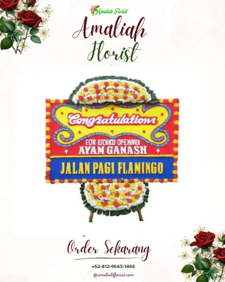 Sewa Papan Bunga Tahulu